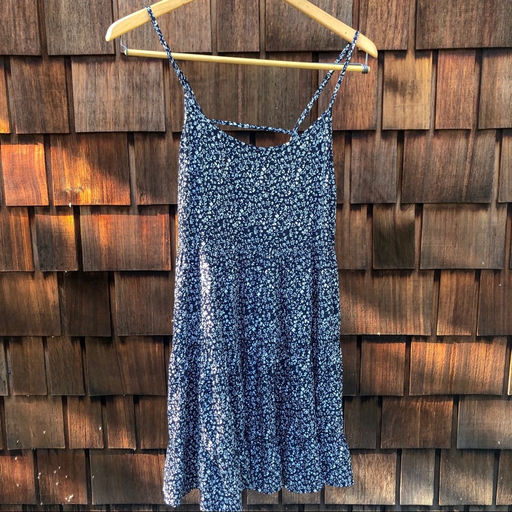 Divided H&M Floral Strappy Mini Dress